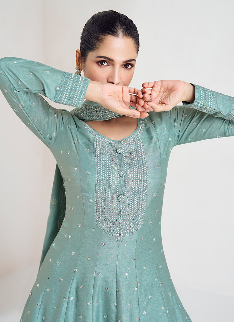 Buy Wedding Anarkali Gown In USA UK Canada