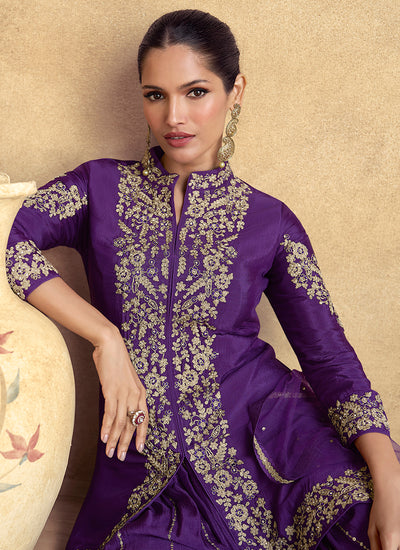 Buy Sharara Style Suit