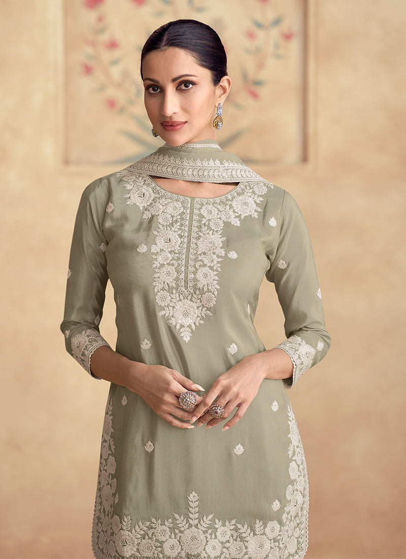 Buy Gharara Style Suit