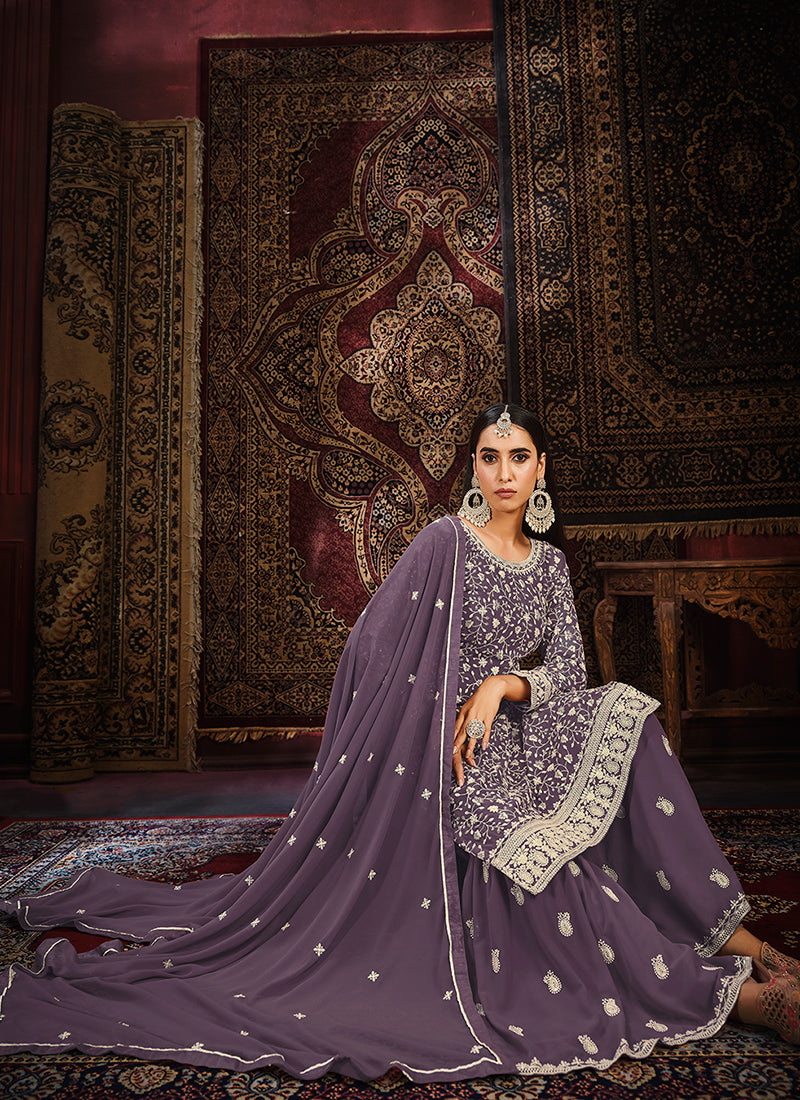 Buy Gharara Style Suit