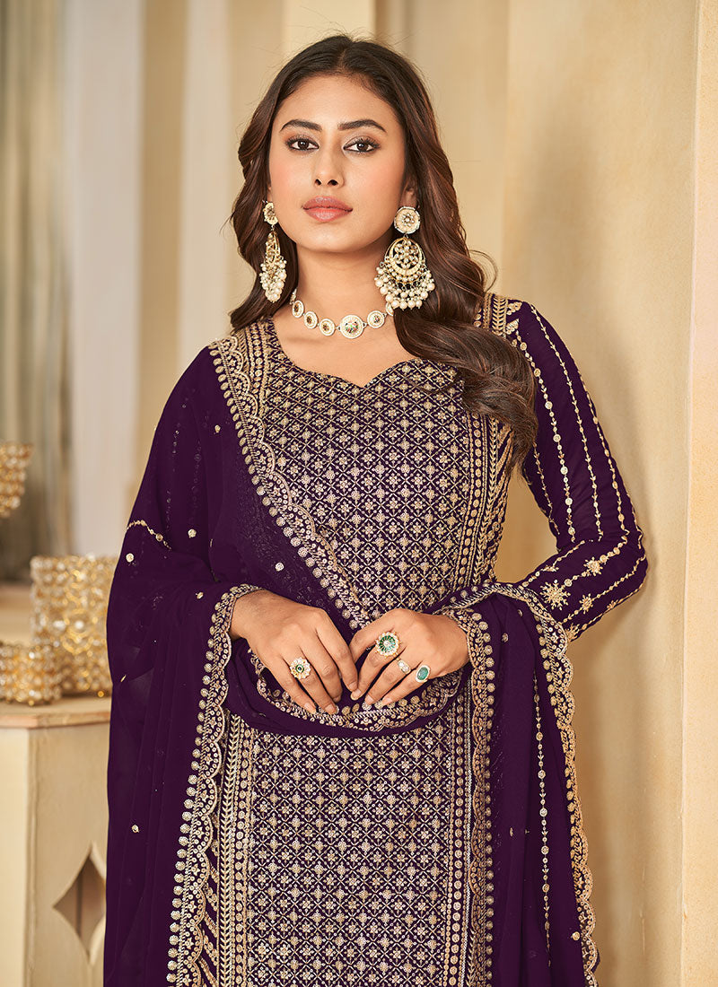 Buy Gharara Style Suit