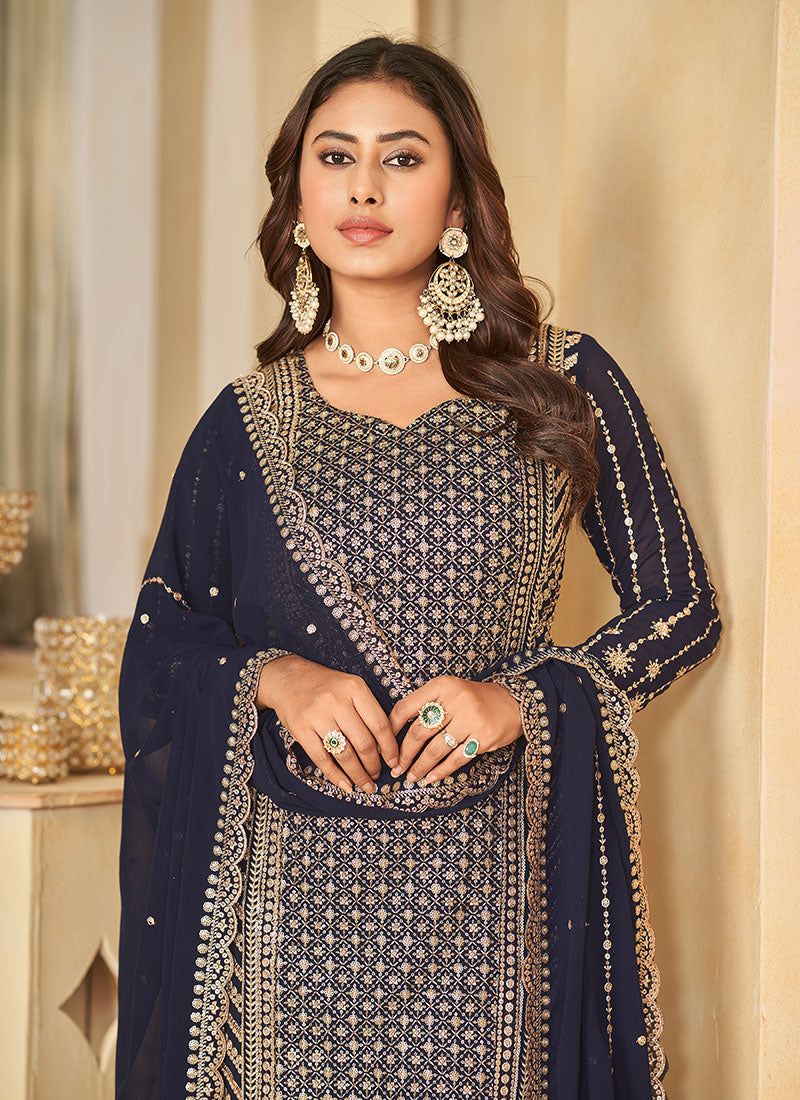 Buy Gharara Style Suit