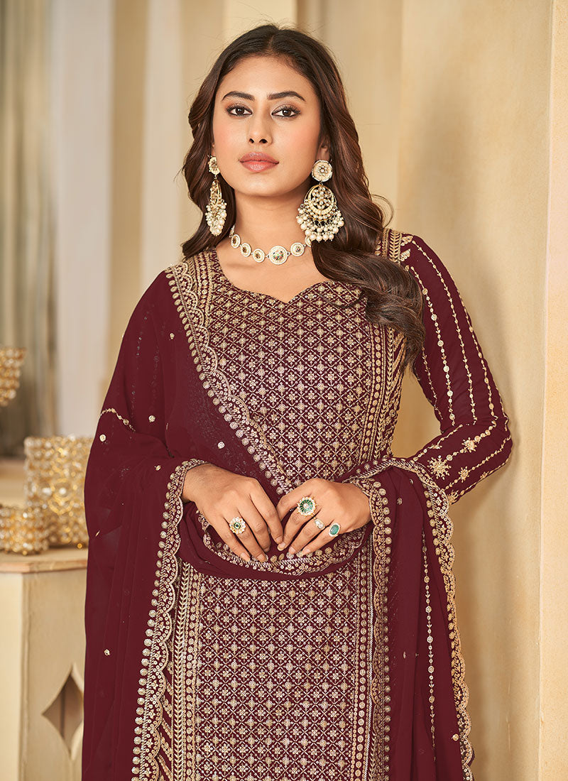 Buy Gharara Style Suit