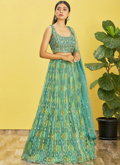 Shop Wedding Lehenga In USA, UK, Canada, Germany, Mauritius, Singapore With Free Shipping Worldwide.