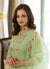 Green Multi Embroidery Traditional Salwar Kameez In USA
