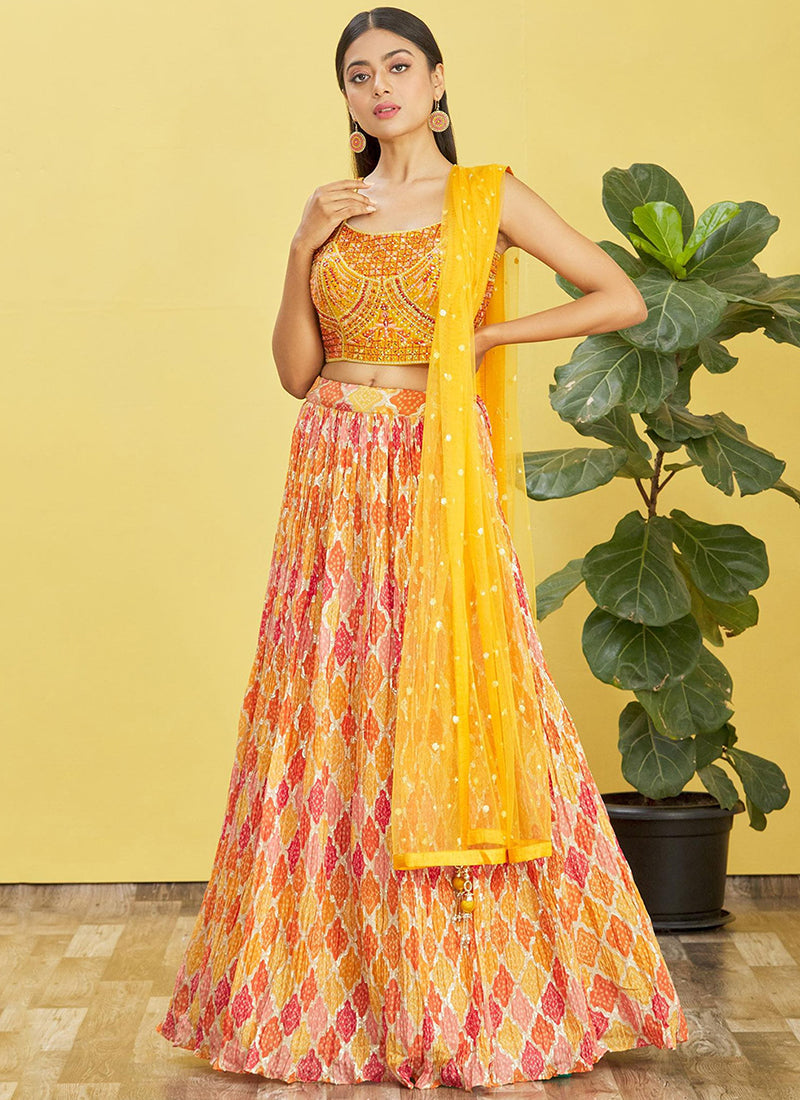 Shop Wedding Lehenga In USA, UK, Canada, Germany, Mauritius, Singapore With Free Shipping Worldwide.