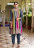 Blue Multi Embroidery Designer Anarkali Dhoti Pant Suit