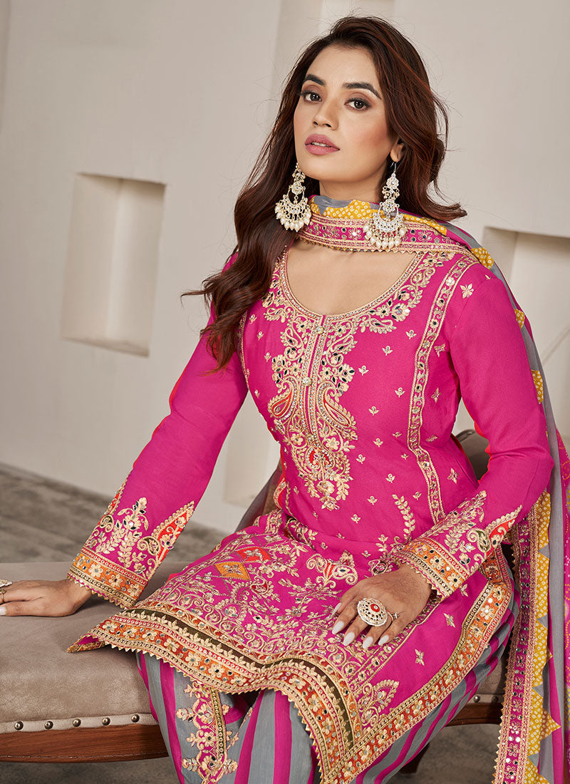 Buy Dhoti Style Pant Suit In USA UK Canada