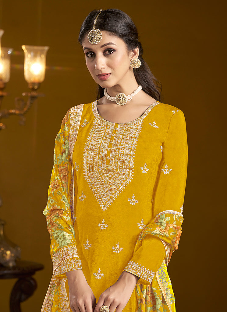 Buy Gharara Style Suit