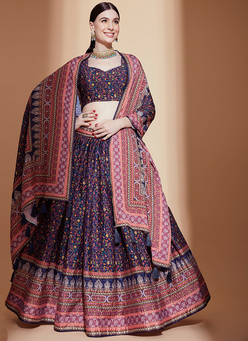 Shop Wedding Lehenga In USA, UK, Canada, Germany, Mauritius, Singapore With Free Shipping Worldwide.