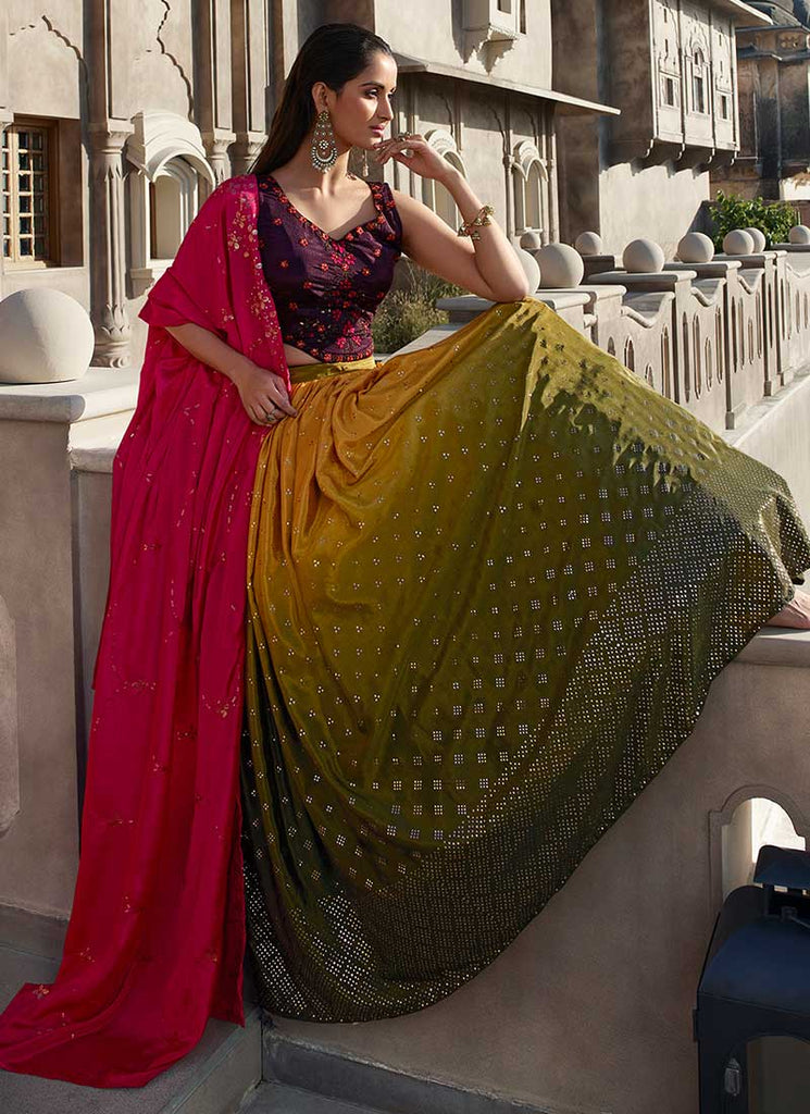 Shop Wedding Lehenga In USA, UK, Canada, Germany, Mauritius, Singapore With Free Shipping Worldwide.