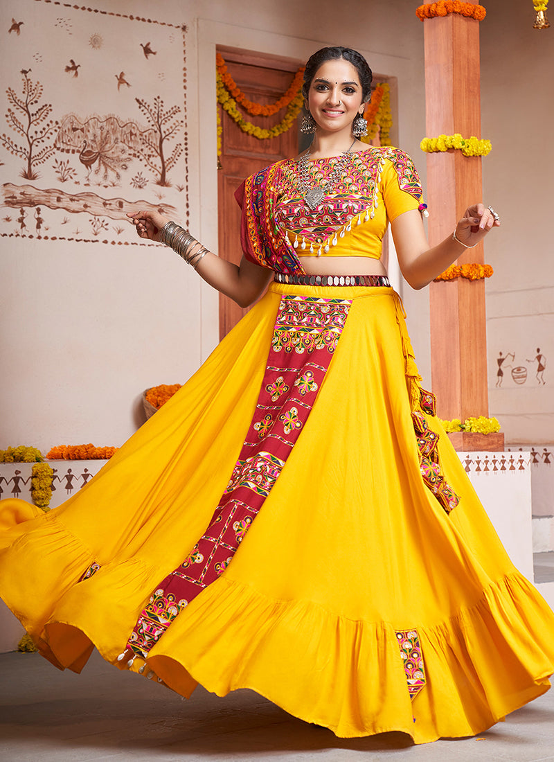 Shop Latest Navratri Chaniya Choli In USA, UK, Canada, Germany, Mauritius, Singapore With Free Shipping Worldwide.
