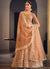 Light Brown Sequence Embroidery Wedding Anarkali Suit