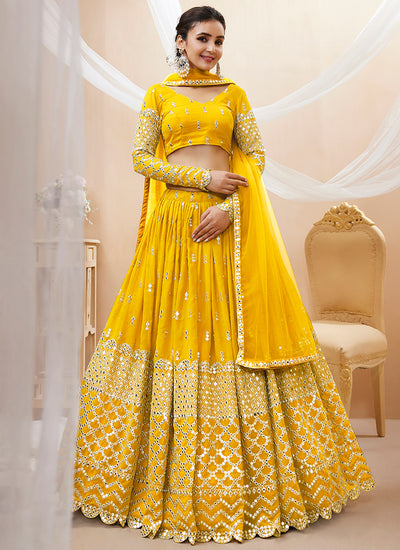 Shop Wedding Lehenga In USA, UK, Canada, Germany, Mauritius, Singapore With Free Shipping Worldwide.