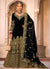 Black Traditional Velvet Anarkali Suit