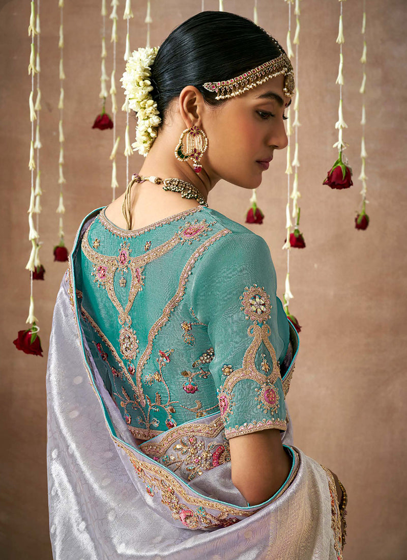 Buy Tissue Silk Saree