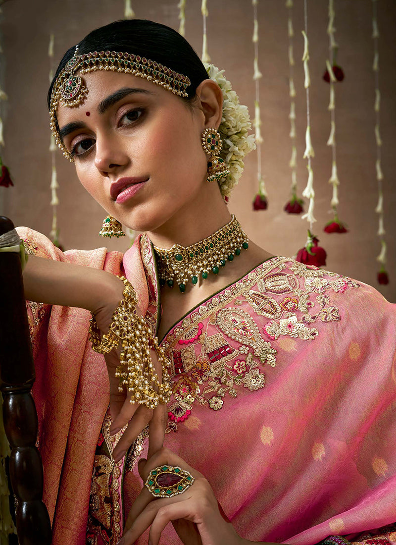 Buy Tissue Silk Saree