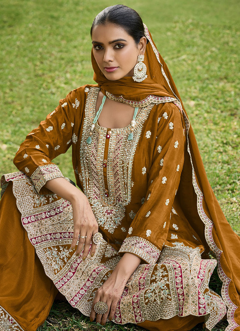 Buy Sharara Style Suit