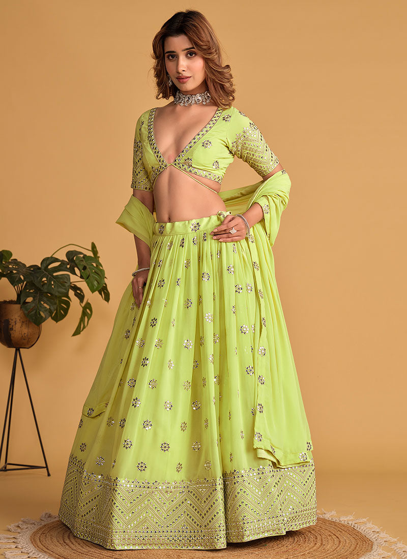 Shop Wedding Lehenga In USA, UK, Canada, Germany, Mauritius, Singapore, Australia With Free Shipping Worldwide.