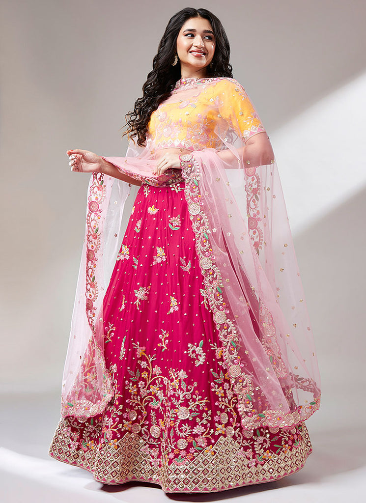 Shop Wedding Lehenga Choli In USA, UK, Canada, Germany, Mauritius, Singapore With Free Shipping Worldwide.