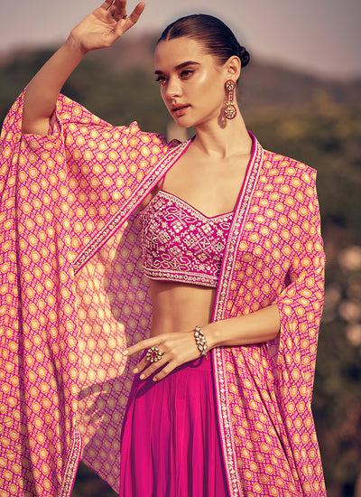 Buy Cape Style Palazzo Set