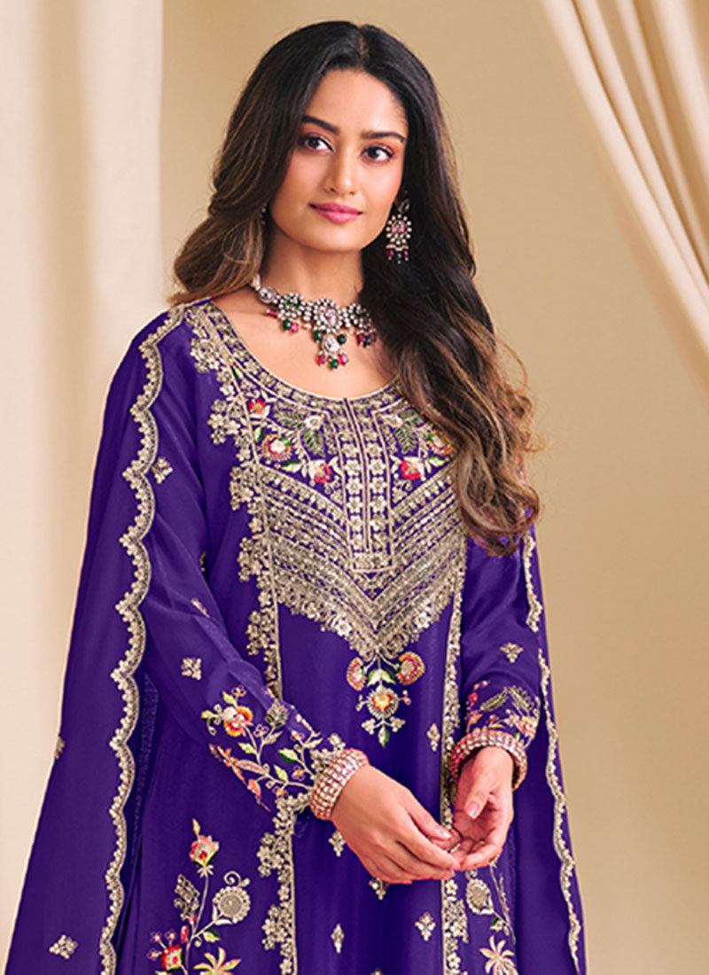 Shop Violet Wedding Palazzo Suit In Canada