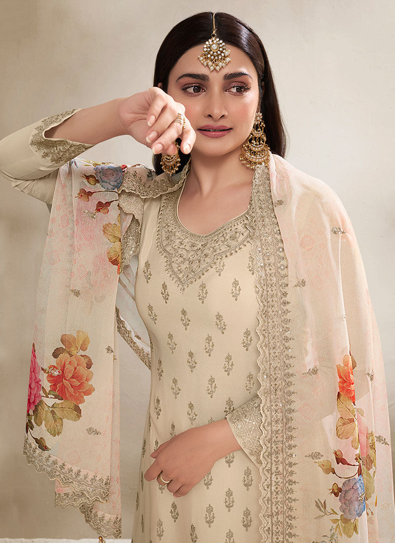 Buy Sharara Style Suit