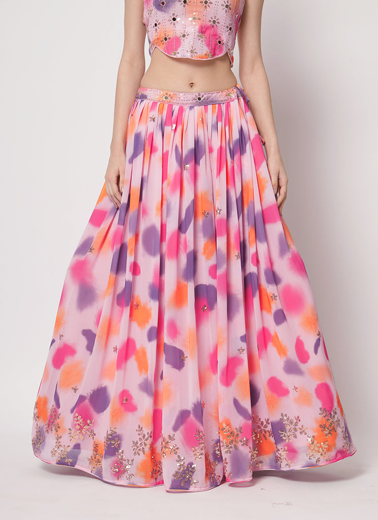 Pinkish Purple Lehenga Choli In USA Canada