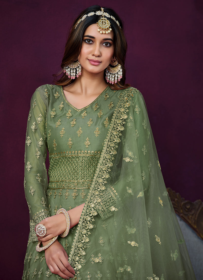 Buy Anarkali Pant Suit