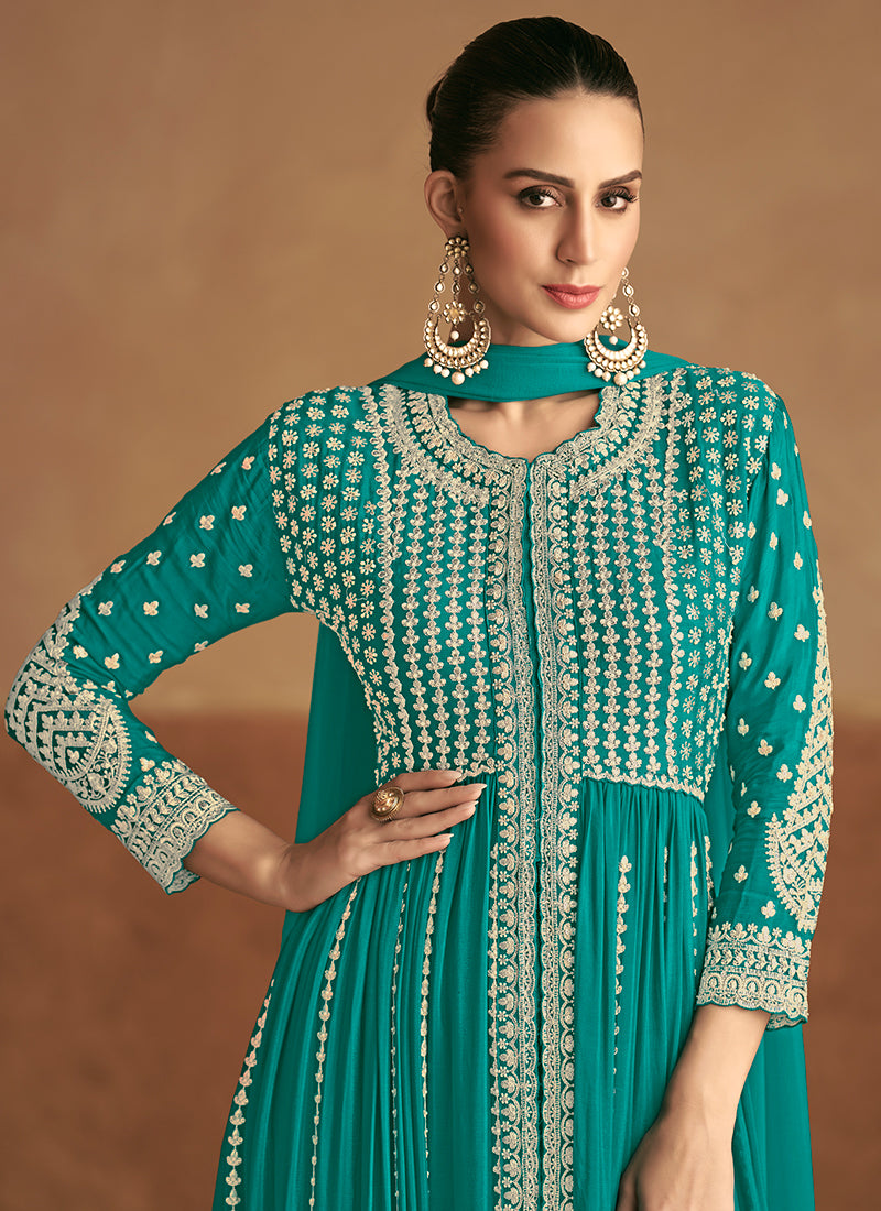 Buy Anarkali Pant Suit