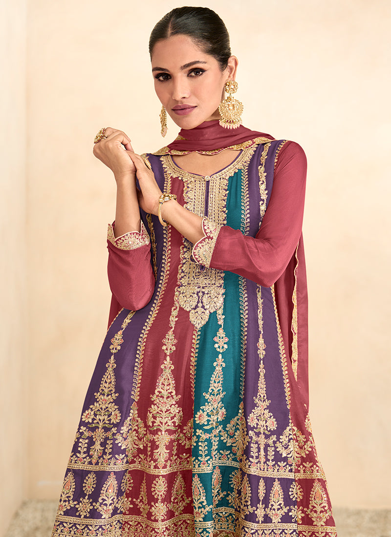 Buy Anarkali Gharara Suit