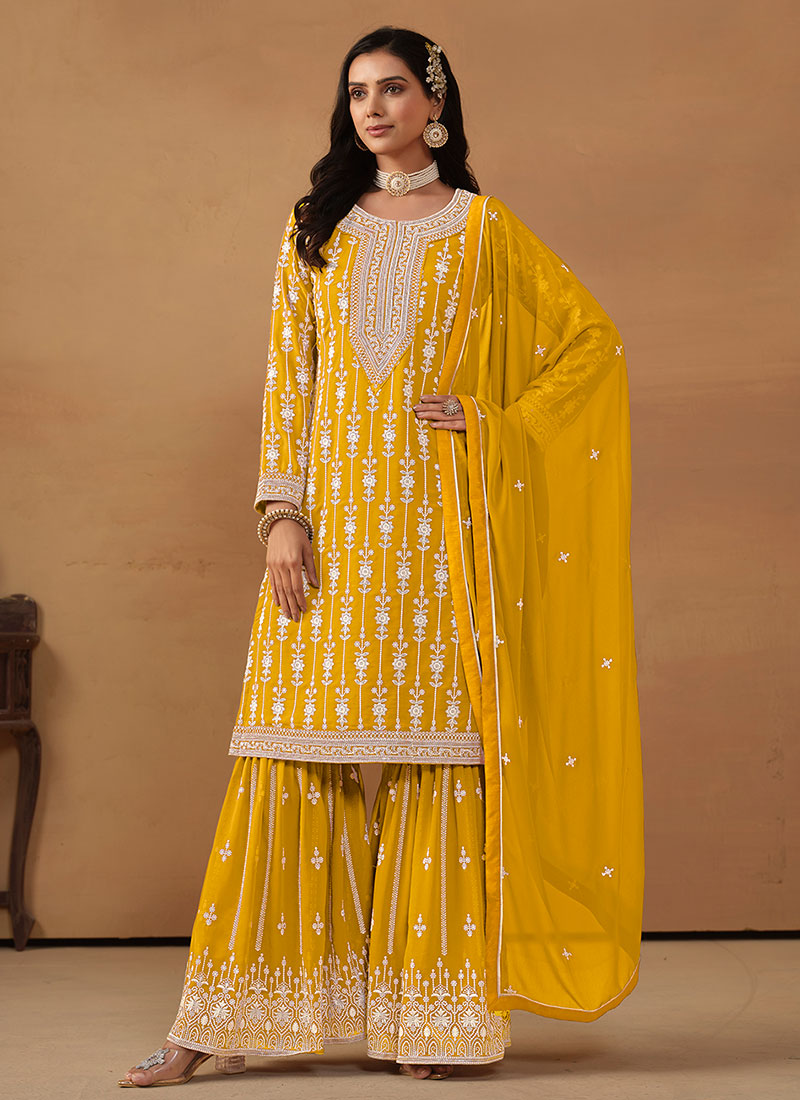 Shop Indian Gharara Suits Online With Free International Shipping.
