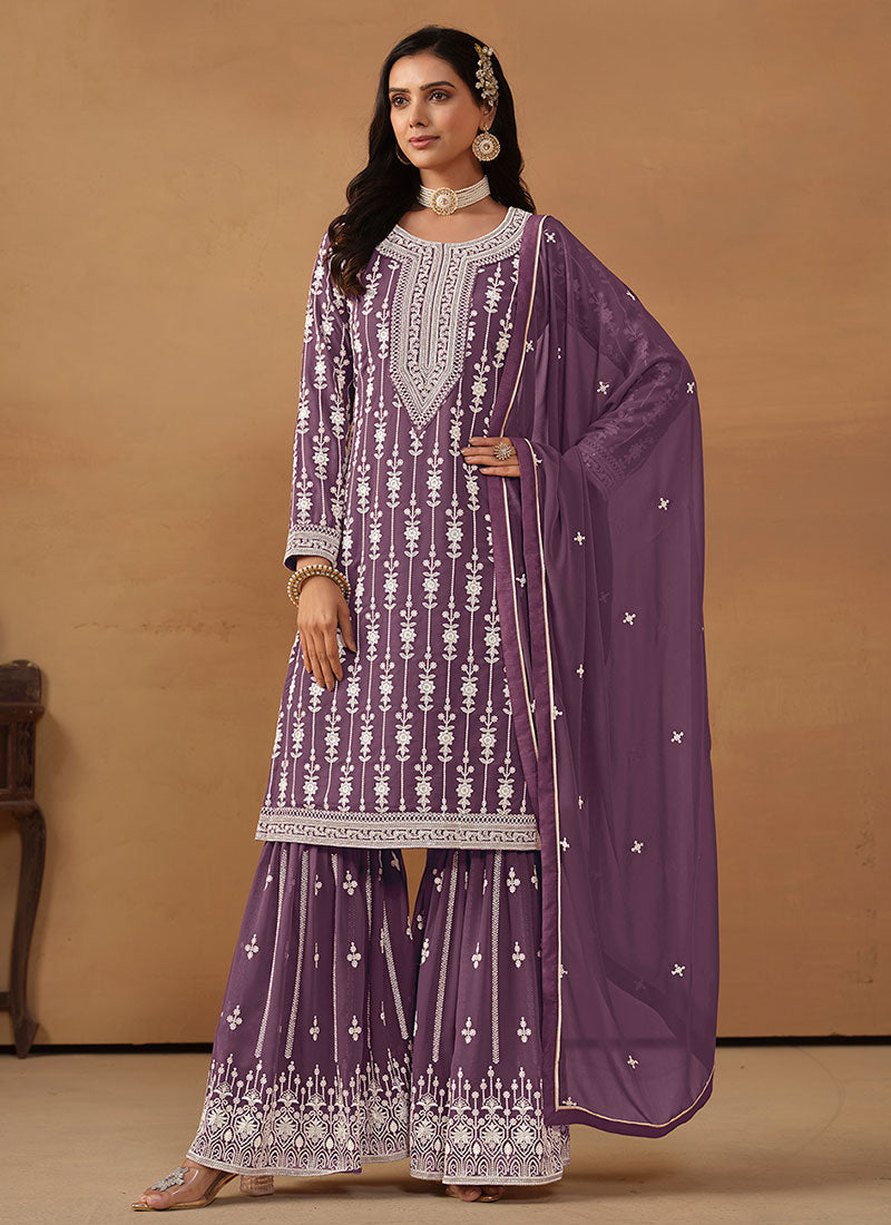 Shop Indian Gharara Suits Online With Free International Shipping.