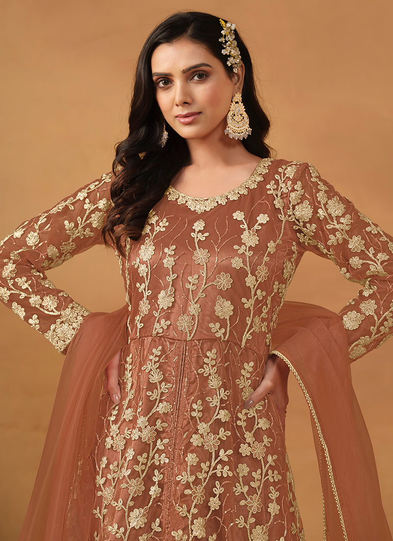 Buy Anarkali Pant Suit