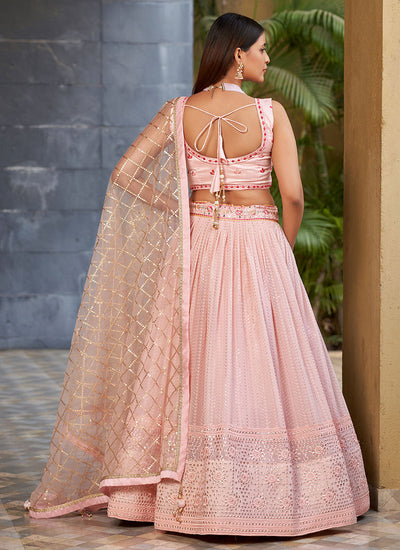 Shop Wedding Lehenga Choli In USA, UK, Canada, Germany, Mauritius, Singapore With Free Shipping Worldwide.