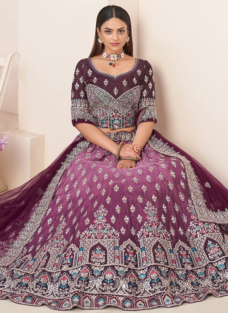 Shop Diwali Lehenga In USA, UK, Canada, Germany, Mauritius, Singapore With Free Shipping Worldwide.