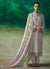 Light Grey Pakistani Style Salwar Kameez Suit 