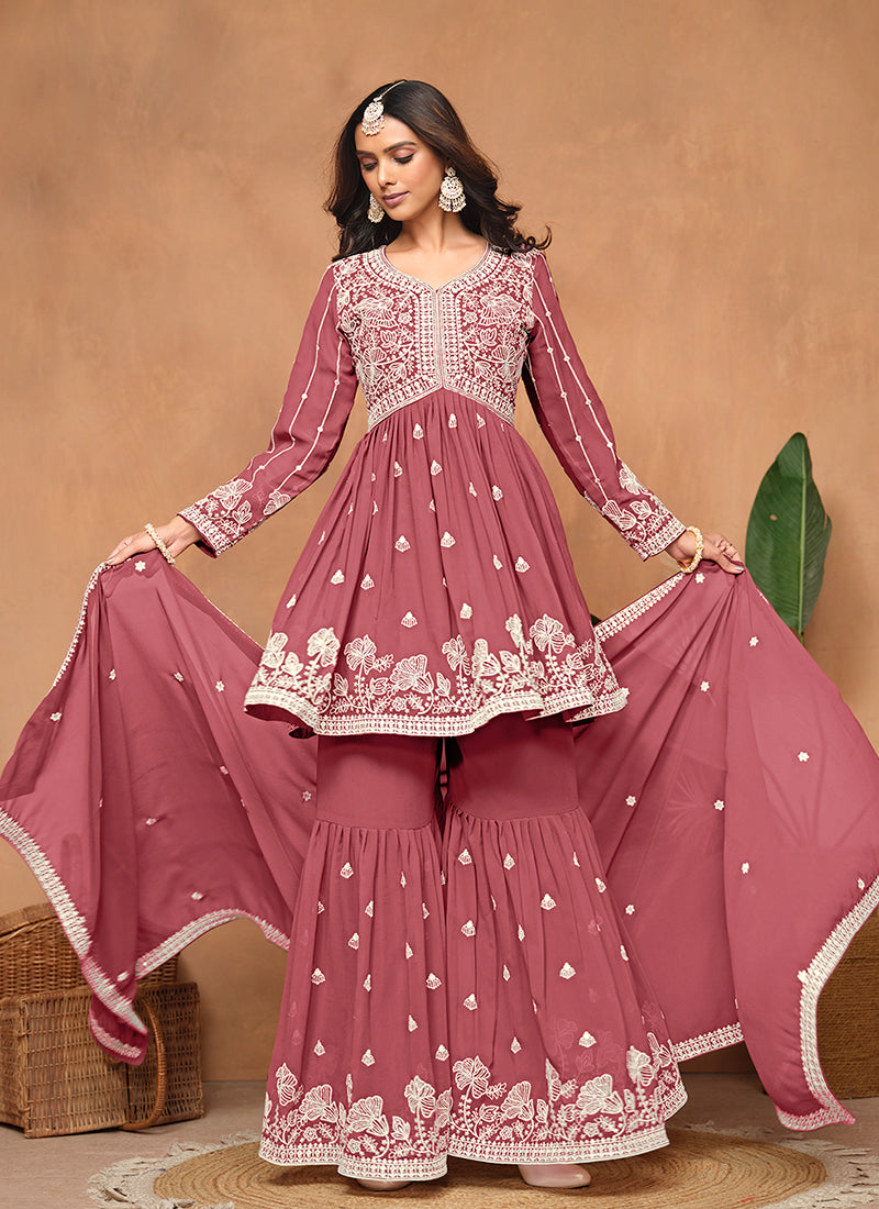 Shop Indian Gharara Suit Online In UK Canada Australia Newzealand With Free Shipping.