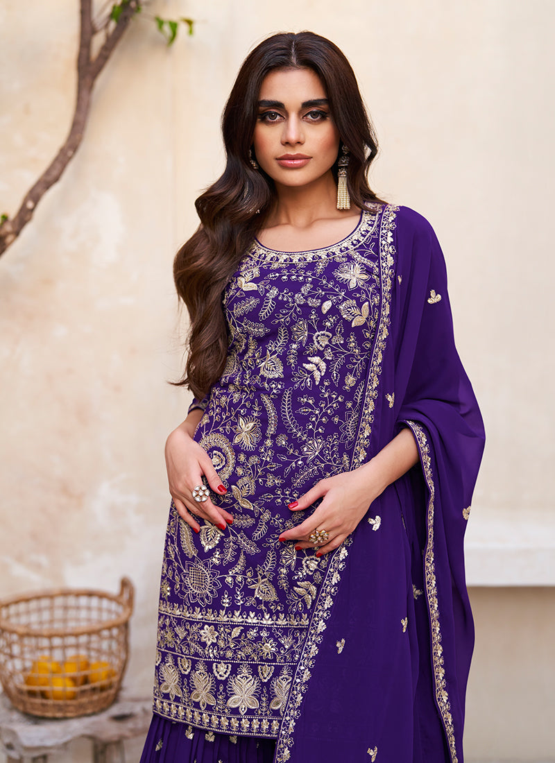 Buy Diwali Sharara Suit