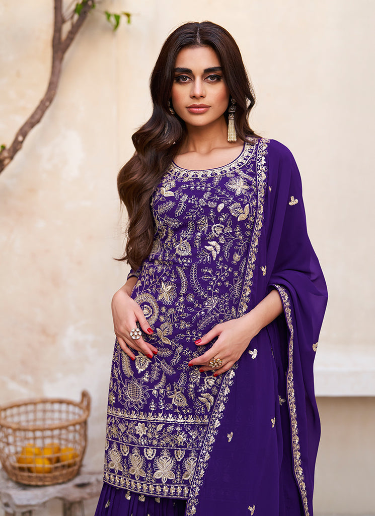 Buy Diwali Sharara Suit