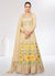Beige Sequence Embroidery Traditional Anarkali Gown