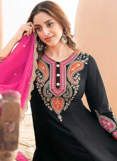 Buy Anarkali Palazzo Suit