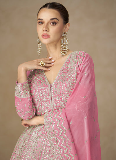 Buy Pink Latest Anarkali Suit 2025