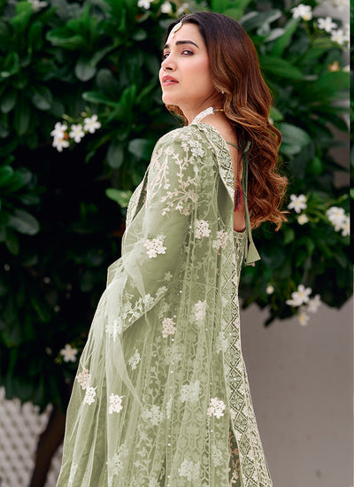 Buy Light Green Anarkali Suit In Canada
