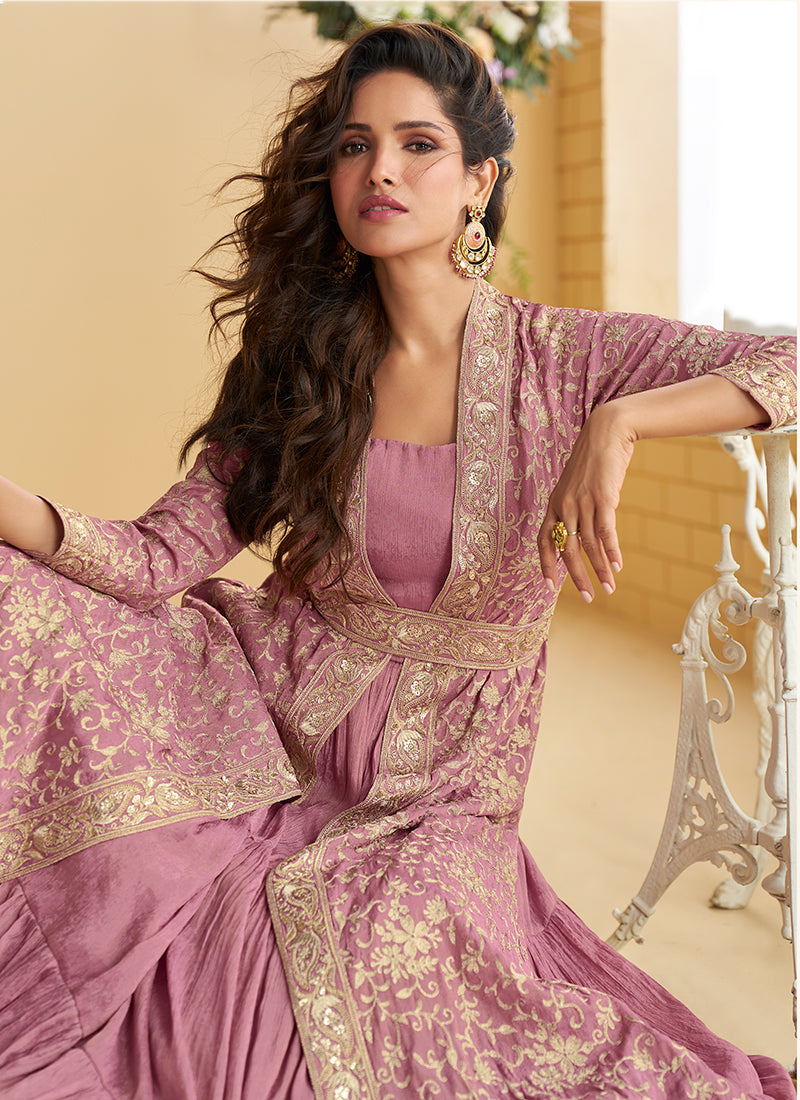 Buy Pink Bollywood Anarkali Online