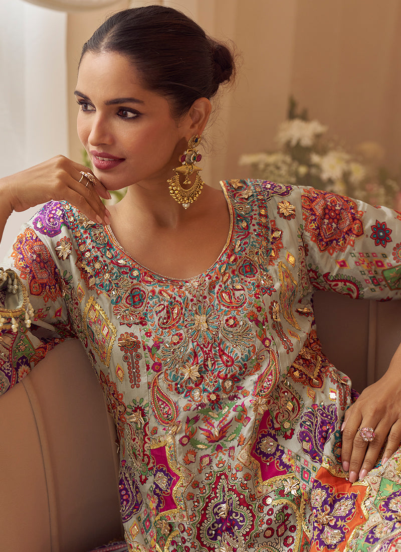 Buy Anarkali Pant Suit In Uk