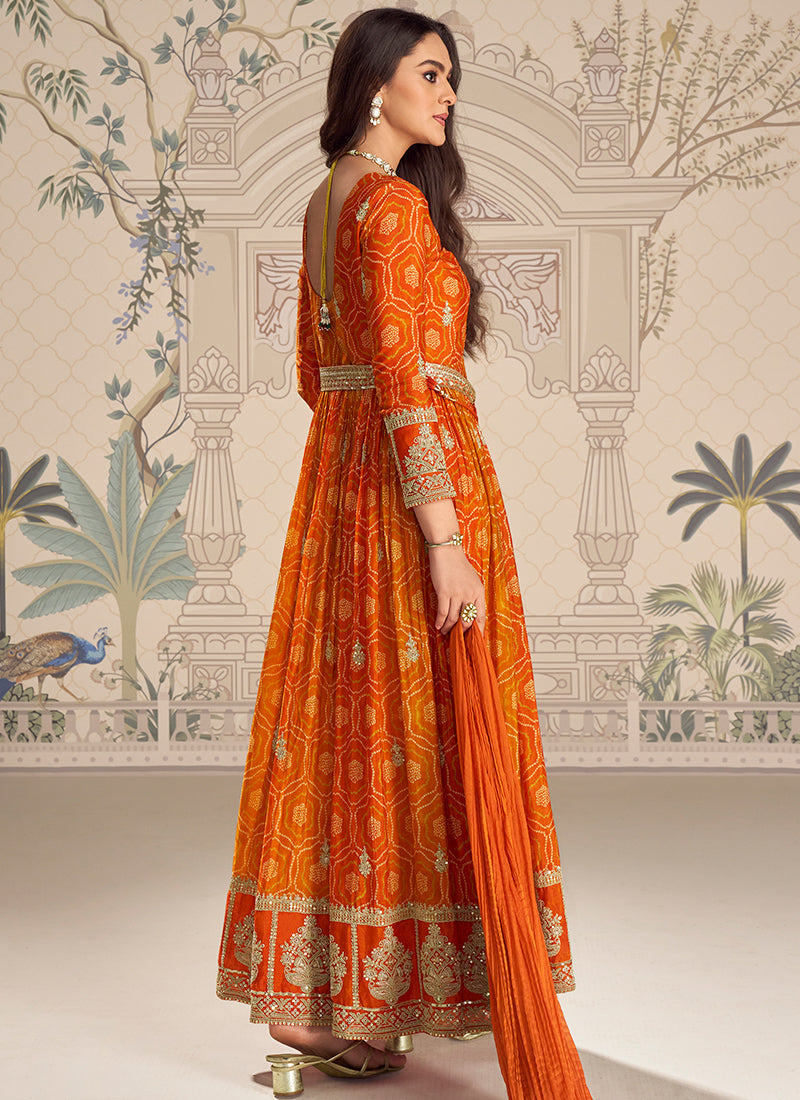 Buy Anarkali Pant Suit In USA