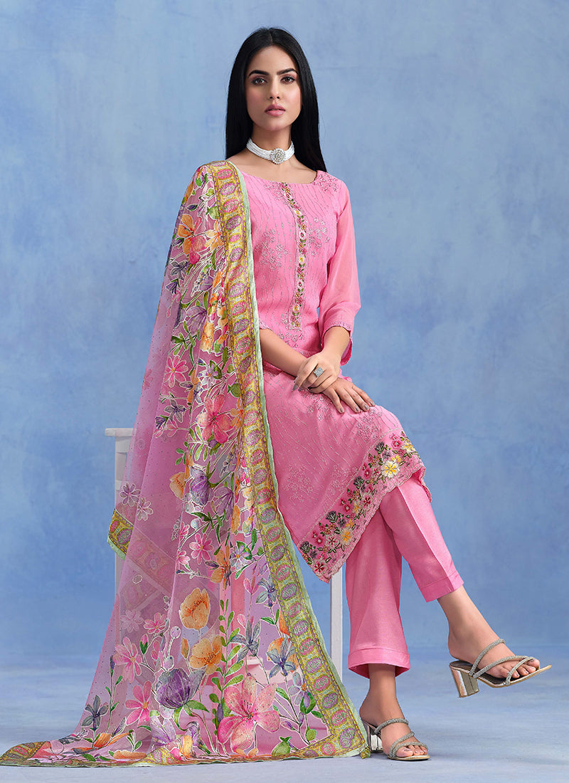 Shop Pink Designer Suit Online