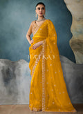 Yellow Designer Saree