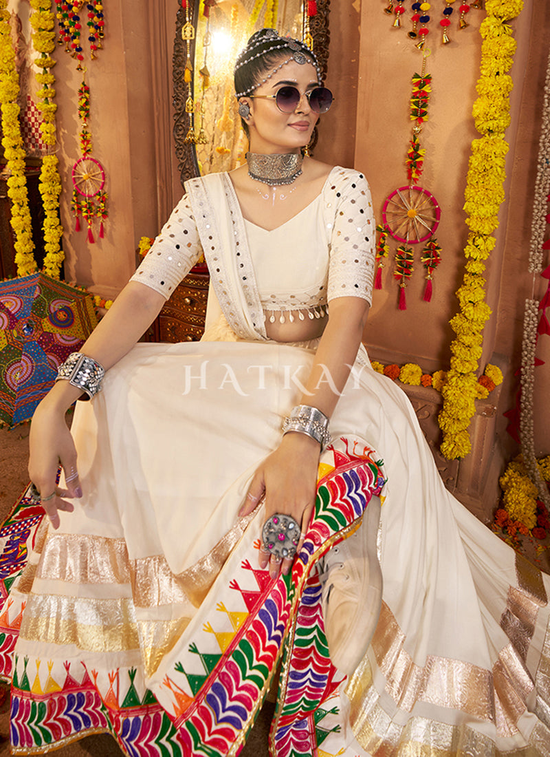 White Chaniya Choli